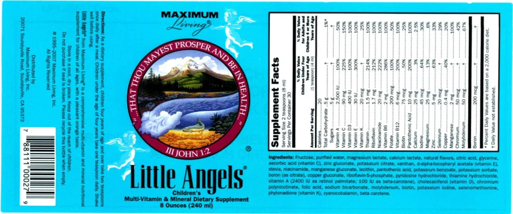 Label for Little Angels