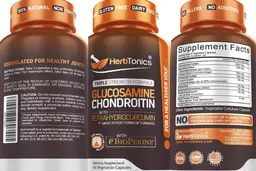 Label for Glucosamine Chondroitin with Tetrahydrocurcumin