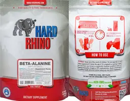 Label for Beta-Alanine Unflavored