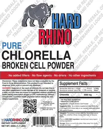 Label for Pure Chlorella Broken Cell Powder