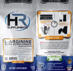 Label for L-Arginine Alpha Ketoglutarate