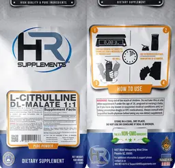 Label for L-Citrulline DL-Malate 1:1