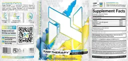 Label for Pump Therapy Blueberry Lemonade