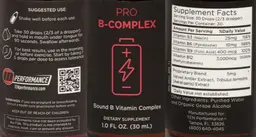 Label for Pro B-Complex