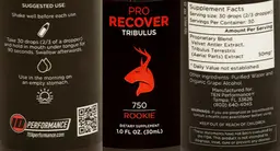Label for Pro Recover Tribulus 750