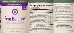 Label for Fem Balance