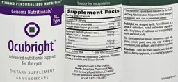 Label for Ocubright