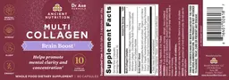 Label for Multi Collagen Brain Boost