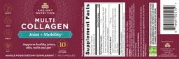 Label for Multi Collagen Joint + Mobility