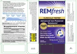 Label for REMfresh Max Strength
