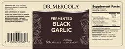 Label for Fermented Black Garlic