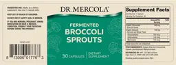Label for Fermented Broccoli Sprouts