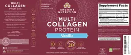 Label for Multi Collagen Protein Vanilla