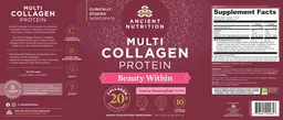 Label for Multi Collagen Protein Beauty Within Guava Passionfruit Flavor