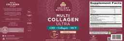Label for Multi Collagen Ultra Vanilla Chai Flavor