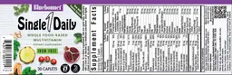 Label for Single 1 Daily Iron Free