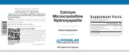 Label for Calcium Microcrystalline Hydroxyapatite