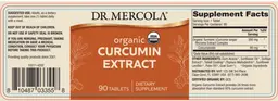 Label for Organic Curcumin Extract