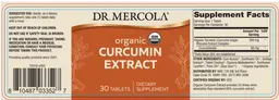 Label for Organic Curcumin Extract
