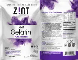 Label for Beef Gelatin