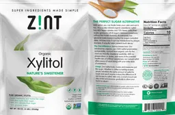 Label for Organic Xylitol