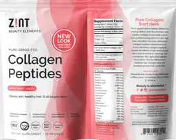 Label for Pure Grass-Fed Collagen Peptides