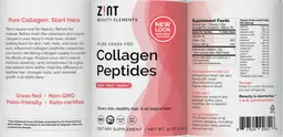 Label for Pure Grass-Fed Collagen Peptides