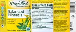 Label for Balanced Minerals