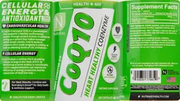 Label for CoQ10 50 mg