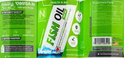 Label for Fish Oil 1000 mg