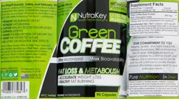 Label for Green Coffee