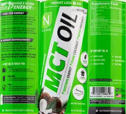 Label for MCT Oil