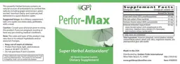 Label for Perfor-Max