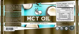 Label for MCT Oil