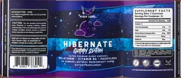 Label for Hibernate Gummy Edition Natural Passionfruit Flavor