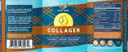 Label for Collagen Orange Flavor