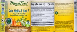 Label for Skin, Nails & Hair 2