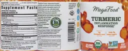 Label for Turmeric Inflammation Response