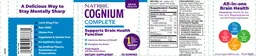 Label for Cognium Complete Fruit Punch