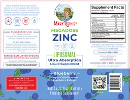 Megadose Zinc Liposomal Blueberry