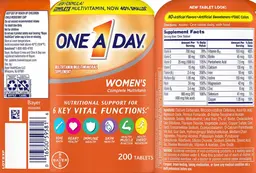 Label for Women's Complete Multivitamin