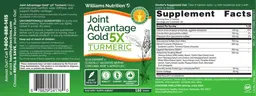 Label for Joint Advantage Gold 5X Turmeric