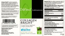 Label for Collagen Bright Mint Chocolate Flavor