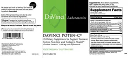 Label for DaVinci Poten-C