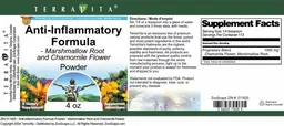 Label for Anti-Inflammatory Formula Powder