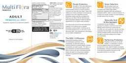 Label for Adult Probiotics With DDS-1