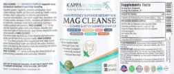 Label for Mag Cleanse 7 in 1 Cleanse & Detox Advanced Complex