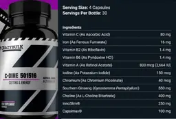 Label for C-Dine 501516