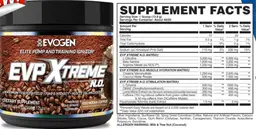 Label for EVP Xtreme N.O. Iced Mocha Coffee