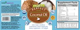 Label for Perfect Coconut Oil